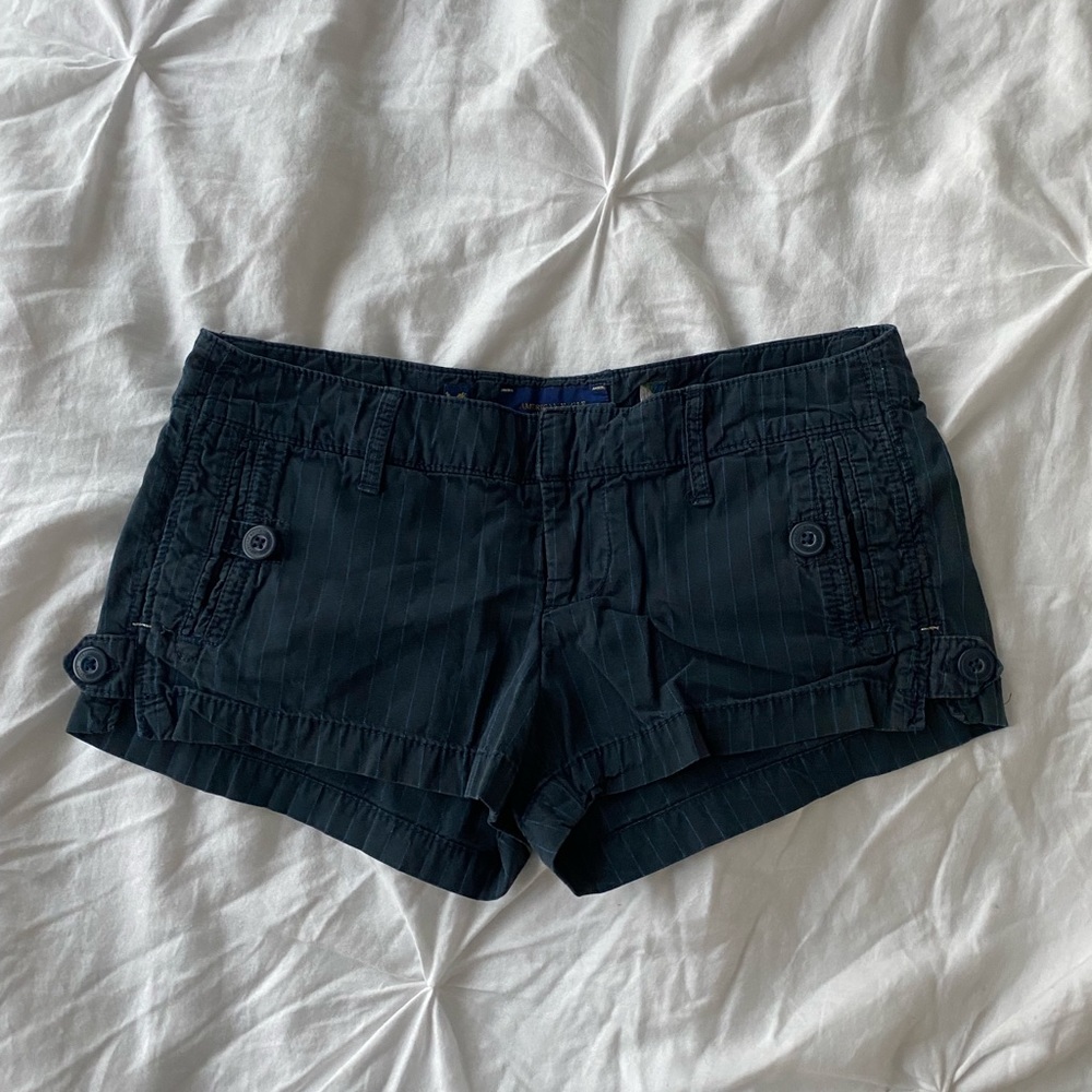 Pinstripe American Eagle Short Shorts - 2